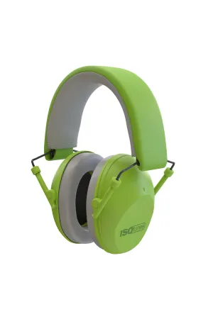 ISOtunes Junior Defender EN 352 Kinder-Kapselgehörschutz Grün SNR 27 dB IT-96-KB