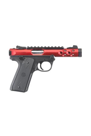 Ruger Mark IV 22/45 Lite .22 LR, 4,40" 1/2"x28, Picatinny, verstellbare Kimme, Red Anodized
