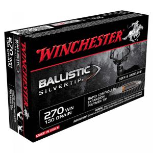 Winchester Ballistic Silvertip .270 Win. 130GR Rapid Controlled Expansion Polymer Tip 20 Patronen