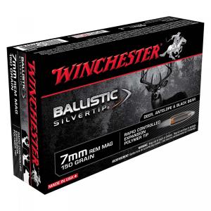 Winchester Ballistic Silvertip 7mm Rem. Mag. 150GR Rapid Controlled Expansion Polymer Tip 20 Patronen