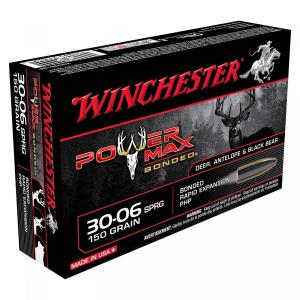 Winchester Power Max Bonded .30-06 Sprg. 150GR Bonded Rapid Expansion PHP 20 Patronen