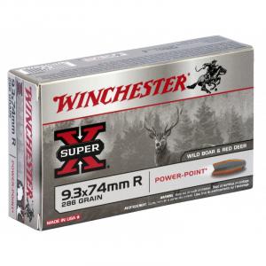 Winchester Super-X 9,3x75 R 286GR Power Point 20 Patronen