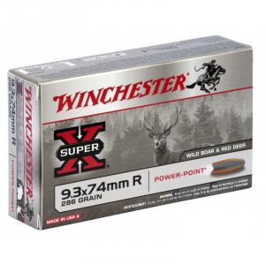 Winchester Super-X 9,3x75 R 286GR Power Point 20 Patronen