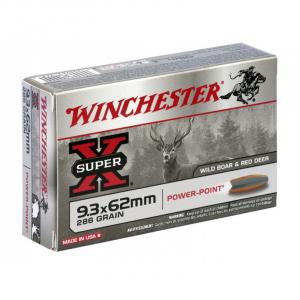 Winchester Super-X 9,3x62 286GR Power Point 20 Patronen