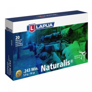 Lapua .243 Win. 90GR Naturalis 20 Patronen