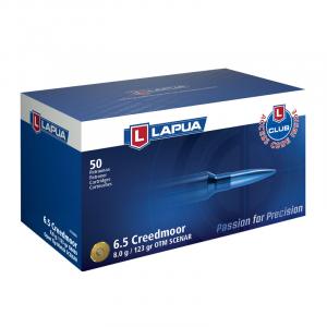 Lapua 6,5mm Creedmoor 123GR Scenar 50 Patronen