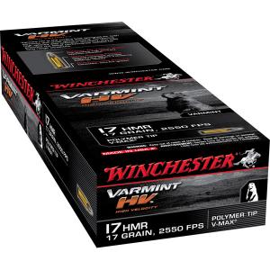 Winchester V-Max .17 HMR 17GR Polymer Tip 50 Patronen