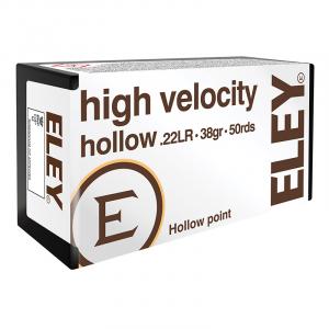 Eley High Velocity Hollow .22 LR 38GR HP 50 Patronen