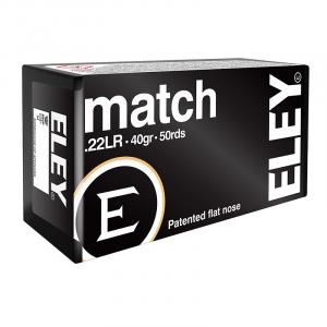 Eley Match .22 LR 40GR LFN 50 Patronen