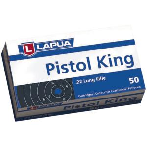 Lapua Pistol King .22 LR 40GR LRN 50 Patronen