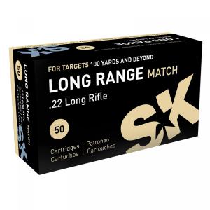 SK Long Range Match .22 LR 40GR LRN 50 Patronen