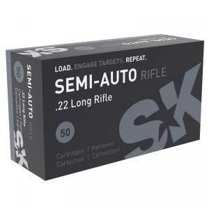SK Semi-Auto Rifle .22 LR 40GR LRN 50 Patronen