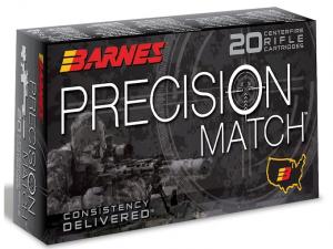 Barnes PRECISION MATCH .260 Rem. 140GR OTM Boat Tail 20 Patronen