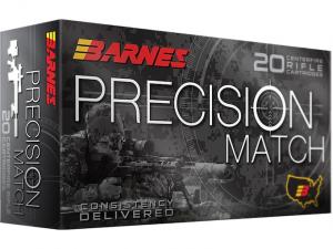 Barnes PRECISION MATCH .223 Rem. 77GR OTM Boat Tail 20 Patronen