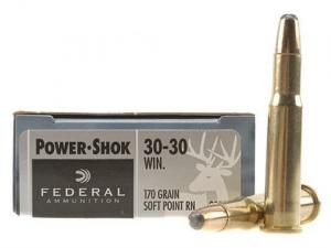 Federal Power-Shok .30-30 Win. 170GR JSP RN 20 Patronen