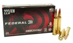 Federal American Eagle .223 Rem. 55GR FMJ 20 Patronen