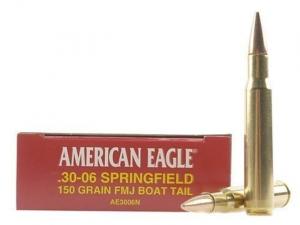 Federal American Eagle .30-06 Sprg. 150GR FMJ BT 20 Patronen