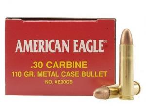 Federal American Eagle .30 Carbine 110GR FMJ 50 Patronen