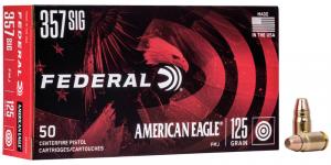 Federal American Eagle .357 Sig 125GR FMJ 50 Patronen