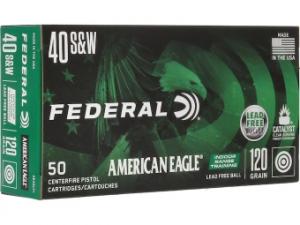 Federal American Eagle Indoor Range Training .40 S&W 120GR IRT 50 Patronen