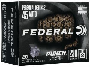 Federal Personal Defense Punch .45 ACP 230GR JHP 20 Stück