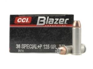 CCI Blazer Aluminium .38 Special 125GR JHP 50 Patronen