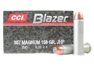 CCI Blazer Aluminium .357 Mag. 158GR JHP 50 Patronen
