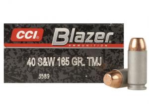 CCI Blazer Aluminium .40 S&W 165GR FMJ 50 Patronen