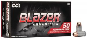 CCI Blazer Aluminium .40 S&W 180GR FMJ 50 Patronen