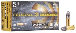 Federal Premium Gold Medal .22 LR 40GR LRN 50 Stück