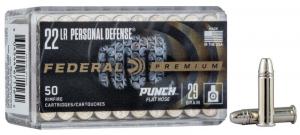 Federal Premium Personal Defense Punch .22 LR 29GR Nickel Plated FN 50 Stück