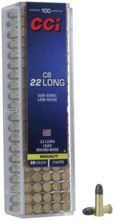 CCI CB Sub-Sonic .22 Long 29GR LRN 100 Patronen
