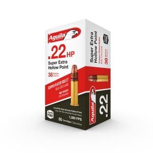 Aguila Super Extra High Velocity .22 LR 38GR CP HP 50 Patronen