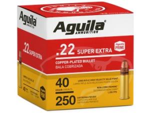 Aguila Super Extra High Velocity .22 LR 40GR LRN SP 250 Patronen