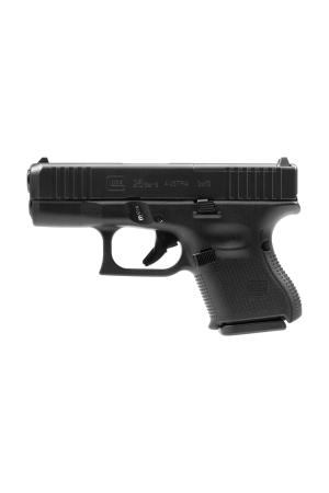Glock Pistole G26 Gen5 MOS FS 9 mm Luger 3,43″ / 87 mm 10+1, Subcompact