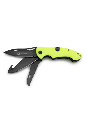 PUMA XP Trifecta 3-Klingen Schliessmesser, Acryl Fluoreszierend