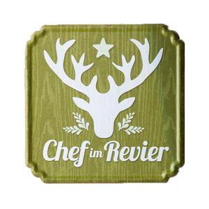 Schild ''Chef im Revier''