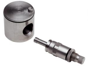 Hornady Pistol Zylinder klein mit Einsatz für Pulverfüllgerät / Rotor & Metering Assembly