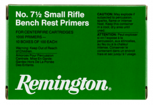 Remington Zündhütchen 7 1/2 BR Small Rifle 1000 Stück