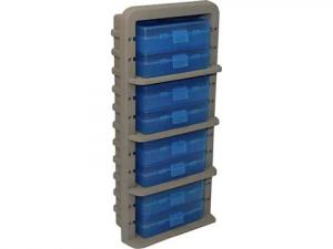 MTM Patronenboxenregal AR9M Ammo Rack blau klar/dark earth 9mm/.380 Auto