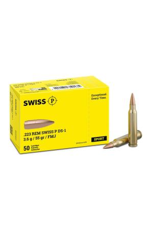 SWISS P .223 Rem. DS-1 VM 3,6g/55GR 50 Patronen
