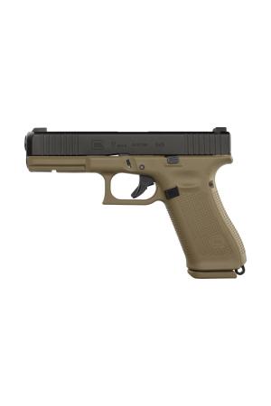 Glock Pistole G17 Gen5 FS FR Coyote 9 mm Luger 4,5" / 11,4 cm, Standard