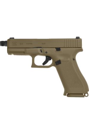 Glock Pistole G19X Crossover 9 mm Luger 4" / 10,2 cm M13,5x1 links Coyote, Crossover