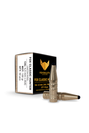 Fox Bullets Classic Hunter .264 6,5 g / 100 gr bleifreie Geschosse – 50 Stück
