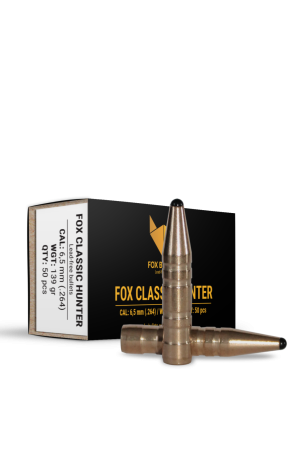 Fox Bullets Classic Hunter .264 9,0 g / 139 gr bleifreie Geschosse – 50 Stück