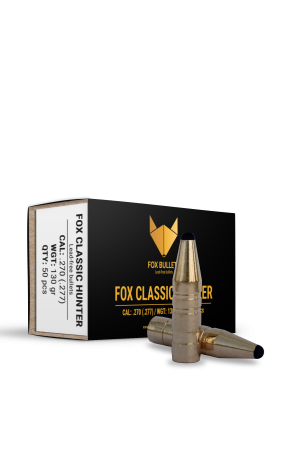 Fox Bullets Classic Hunter .277 8,4 g / 130 gr bleifreie Geschosse – 50 Stück