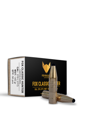 Fox Bullets Classic Hunter .277 9,4 g / 145 gr bleifreie Geschosse – 50 Stück