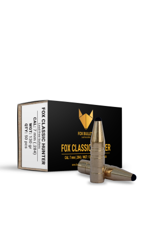 Fox Bullets Classic Hunter .284 8,4 g / 130 gr bleifreie Geschosse – 50 Stück