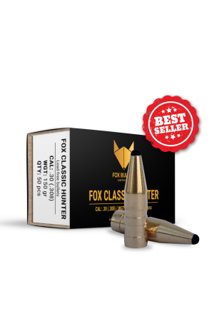 Fox Bullets Classic Hunter .308 9,7 g / 150 gr bleifreie Geschosse – 50 Stück