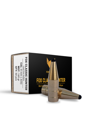 Fox Bullets Classic Hunter .323 10,4 g / 160 gr bleifreie Geschosse – 50 Stück